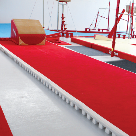 ACROBATIC TRACK - FLOOR WITH ROLL-UP TRACK - 14 x 2 m (*) M'2019